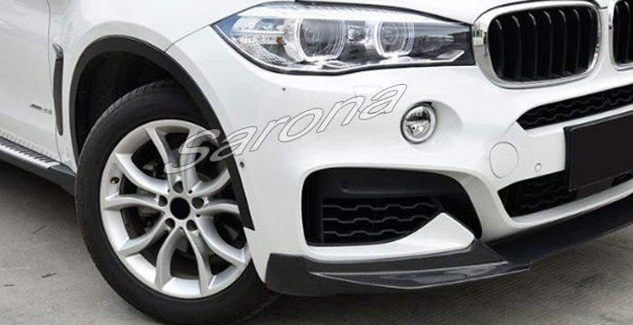 Custom BMW X6  SUV/SAV/Crossover Front Lip/Splitter (2015 - 2018) - $1190.00 (Part #BM-089-FA)